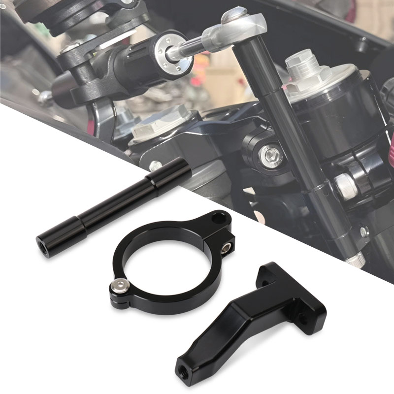 Motorcycle Accessories CNC Adj - Steering Damper Stabilizer Kit Cnc ulasan dan harga