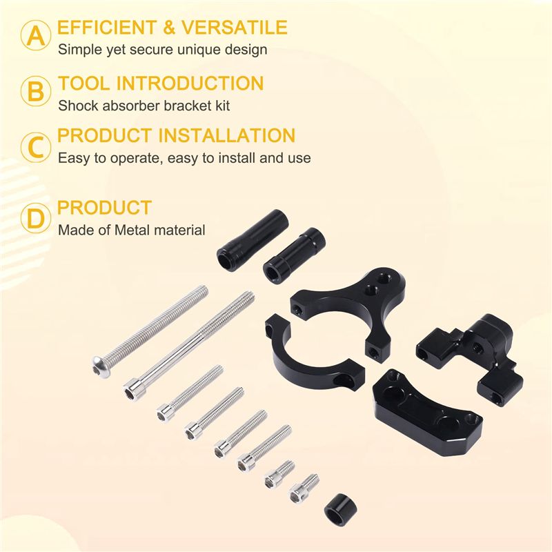 DHBH Cnc Motorcycle Damper Ste - Steering Damper Stabilizer Kit Cnc ulasan dan harga