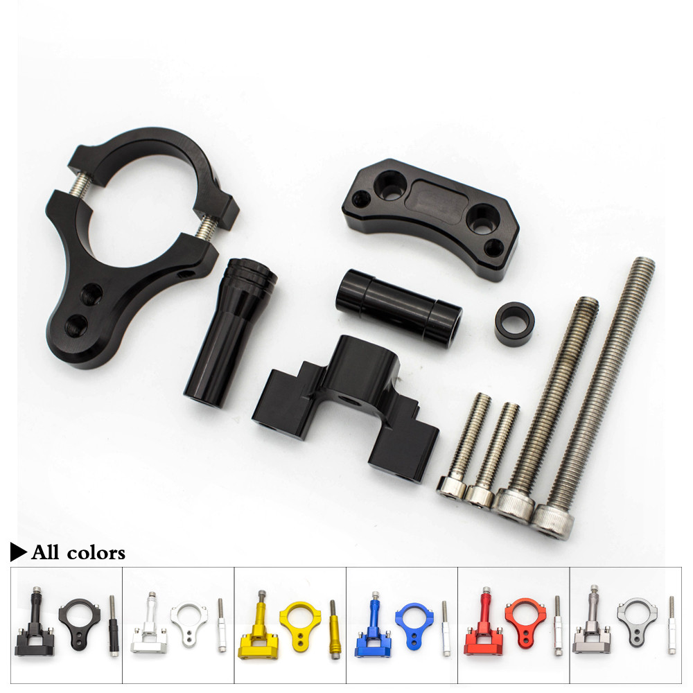 CNC Aluminum Motorcycle Steeri - Steering Damper Stabilizer Kit Cnc ulasan dan harga